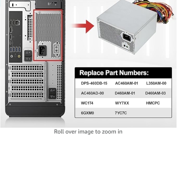 Upgraded HU460AM-01 460W power supply (11) - Picture 6 of 10